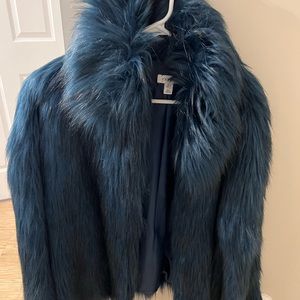 Faux fur jacket